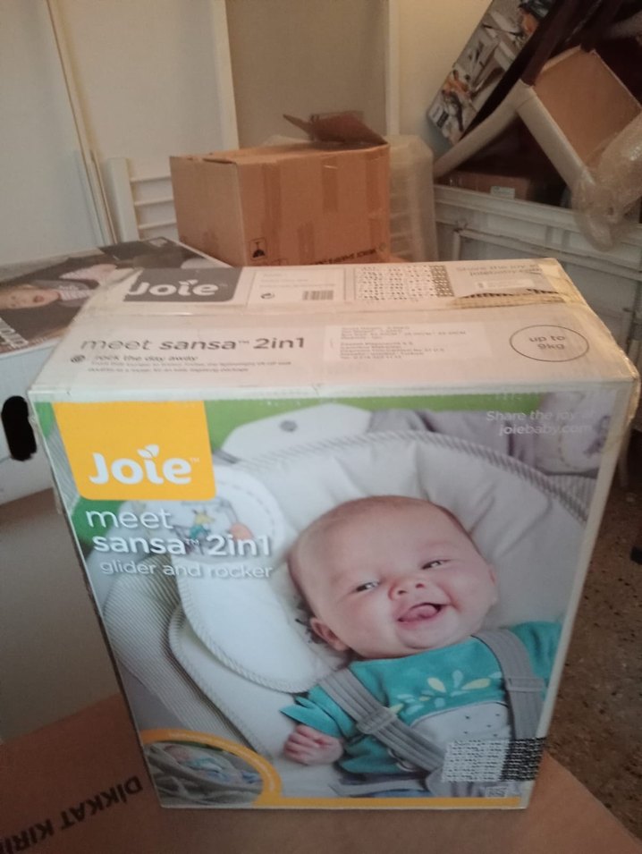 Joie Gri Beyaz Bebek Salıncağı - Görsel 3