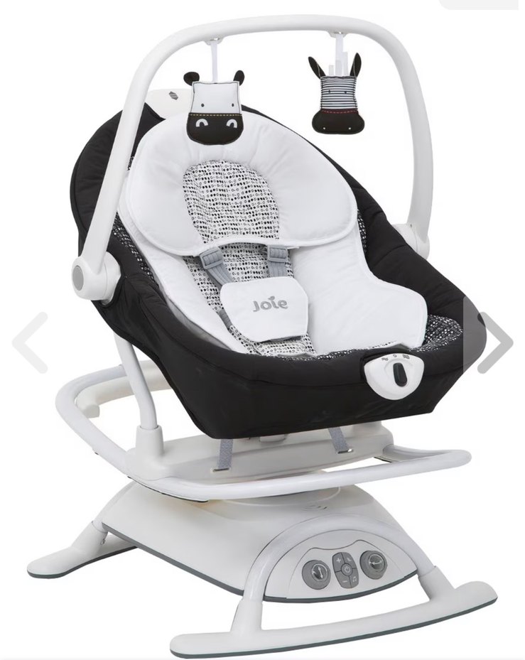 Joie Gri Beyaz Bebek Salıncağı - Görsel 2