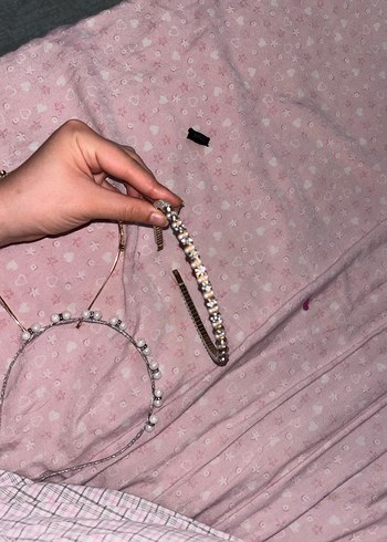 3adet taşlı boncuklu taç - Görsel 2