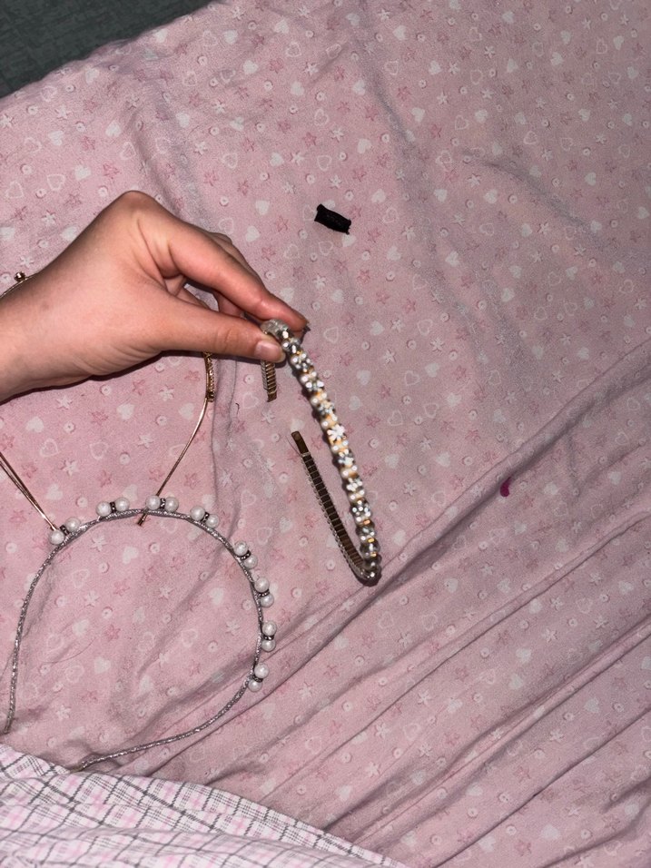 3adet taşlı boncuklu taç - Görsel 2