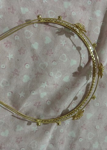 Altın Renkli Pullu Bohem Saç Aksesuarı - Görsel 3