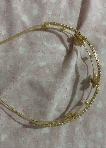 Altın Renkli Pullu Bohem Saç Aksesuarı - Görsel 2