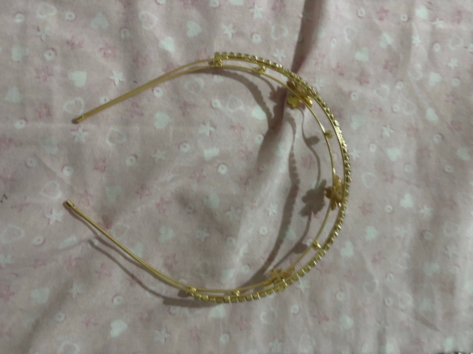 Altın Renkli Pullu Bohem Saç Aksesuarı - Görsel 2