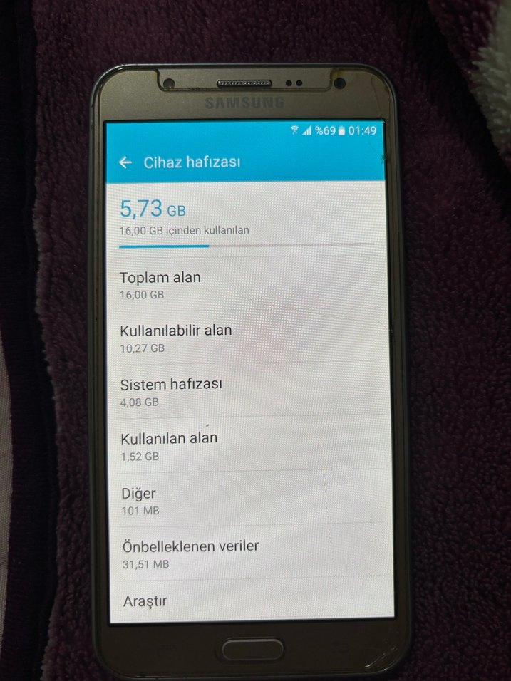 Samsung j7 telefon - Görsel 3