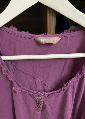 Mor Keten Salaş Bluzu - Görsel 2