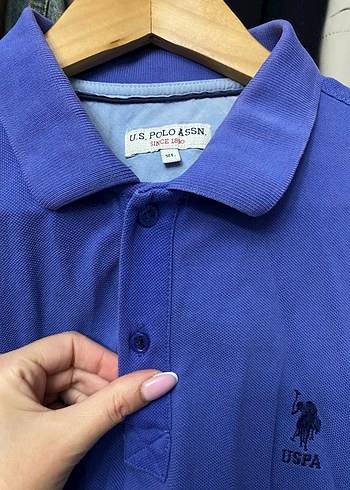 Erkek Mavi Polo Yaka Tişört - Görsel 2