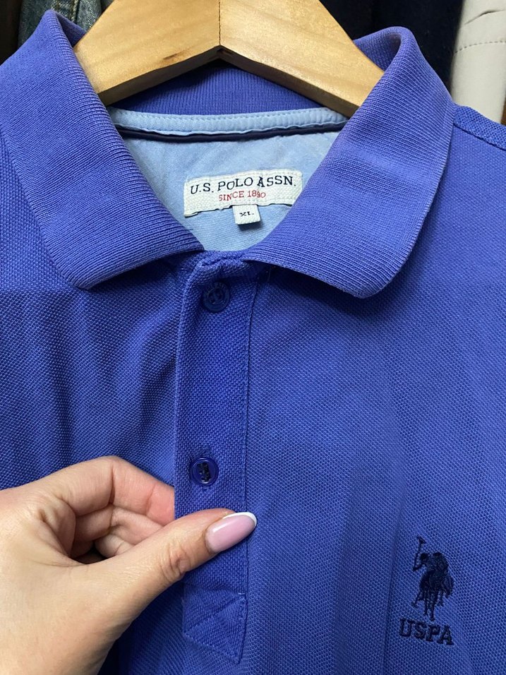 Erkek Mavi Polo Yaka Tişört - Görsel 2