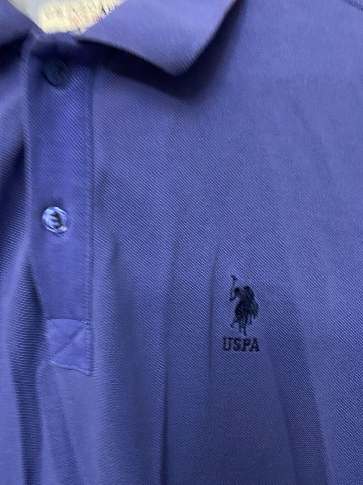 Erkek Mavi Polo Yaka Tişört - Görsel 5