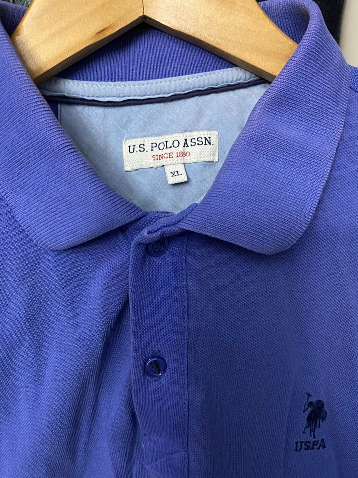 Erkek Mavi Polo Yaka Tişört - Görsel 4