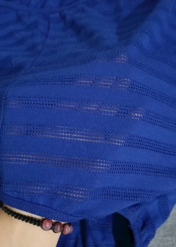 Mavi Bateau YakaBluzu - Görsel 3