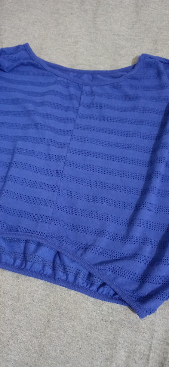 Mavi Bateau YakaBluzu - Görsel 2