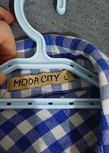 Mavi Kareli Uzun Kollu Düğmeli Gömlek - Görsel 3