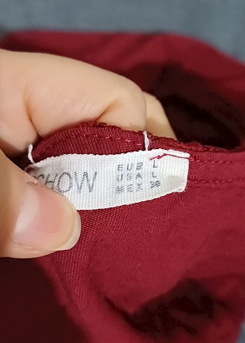 Bordo Dantel Detaylı Crop Top - Görsel 3