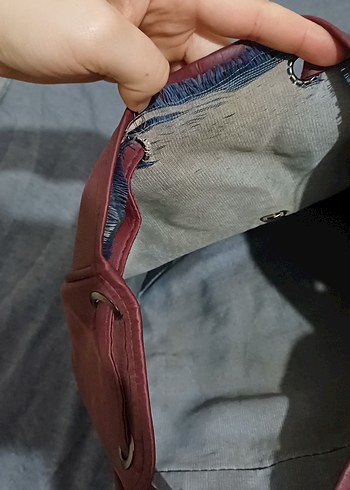 Kahverengi Deri Kadın Sırt Çantası - Görsel 4