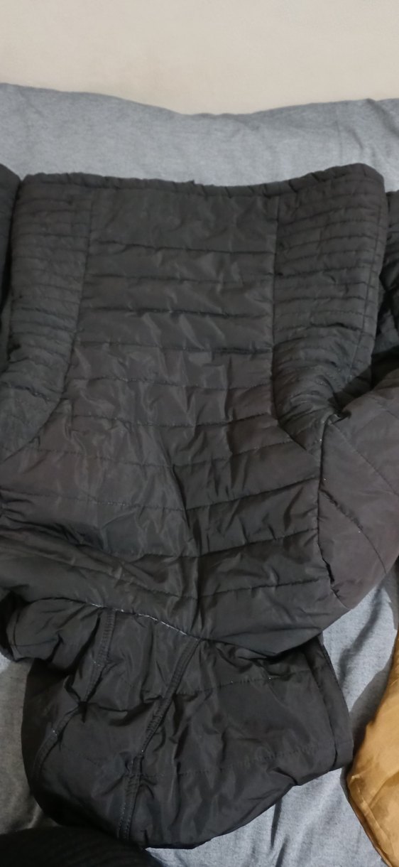 Düğmeli Siyah Kadın Kışlık Ceket - Görsel 4