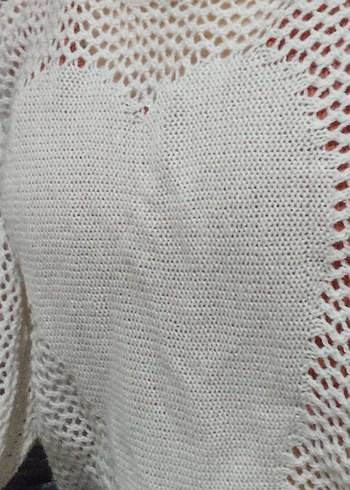 Gri Örgü Salaş Kadın Kazak - Görsel 2