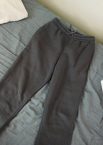 Gri kadın  Rahat Kesim Eşofman Altı - Görsel 2