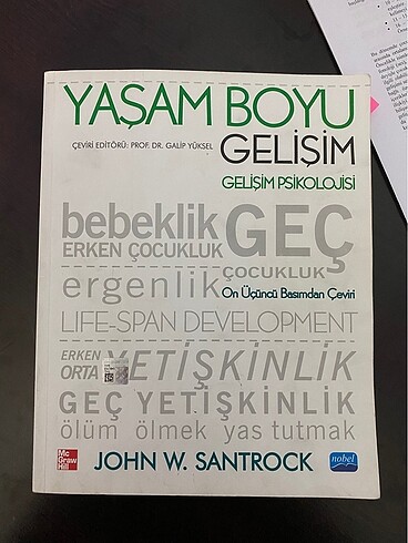 Yaşam boyu gelişim Gelişim Psikolojisi