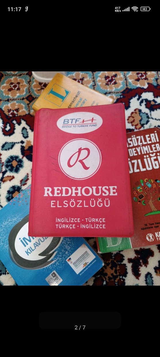 üçlü sözlük seti - Görsel 2