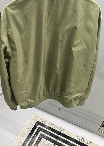 Erkek Haki Renk Saten Görünümlü Ceket
L BEDEN - Görsel 3