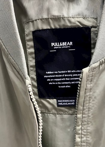 Erkek Haki Renk Saten Görünümlü Ceket
L BEDEN - Görsel 2