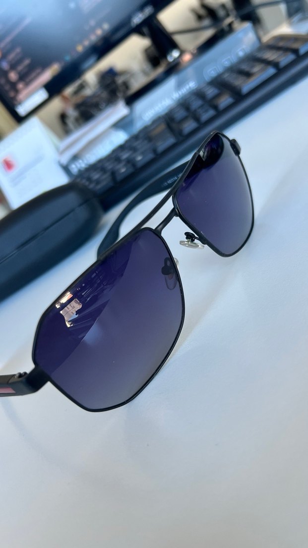 Siyah Erkek Güneş Gözlüğü - Görsel 5