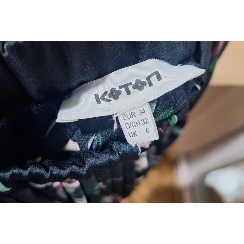 saten görünümlü pileli etek - Görsel 3