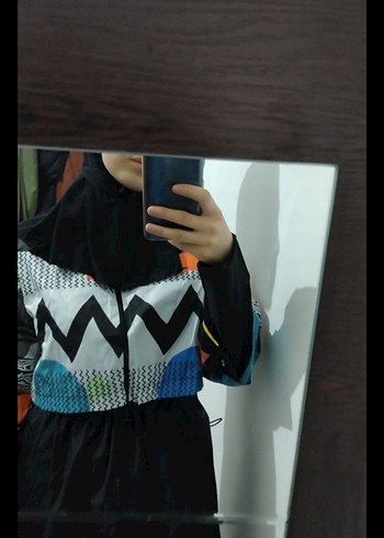 Renkli Arzu Karakaş tesettür Mayo - Görsel 3