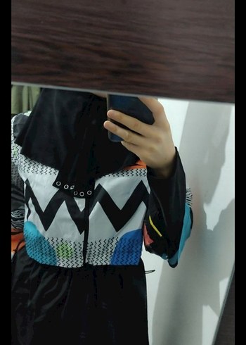 Renkli Arzu Karakaş tesettür Mayo - Görsel 5