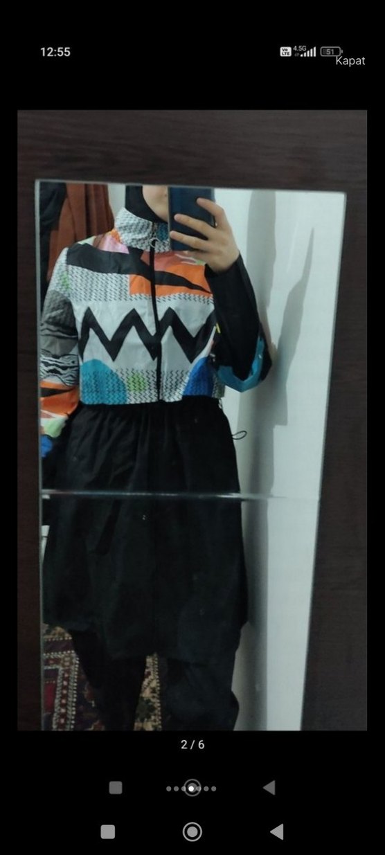 Renkli Arzu Karakaş tesettür Mayo - Görsel 4