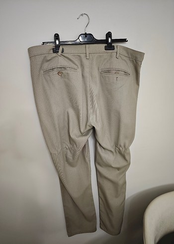 Bej Regular Fit Erkek Ofis Pantolonu - Görsel 3