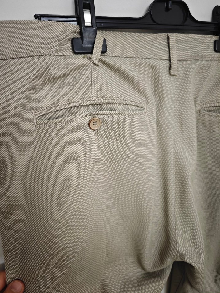 Bej Regular Fit Erkek Ofis Pantolonu - Görsel 4