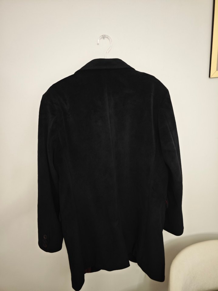 Düğmeli Siyah Erkek Takım Elbise - Görsel 4