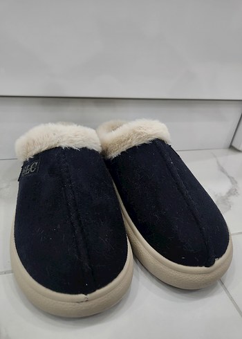 SİYAH KADIN EV BOTU KIŞLIK - Görsel 2