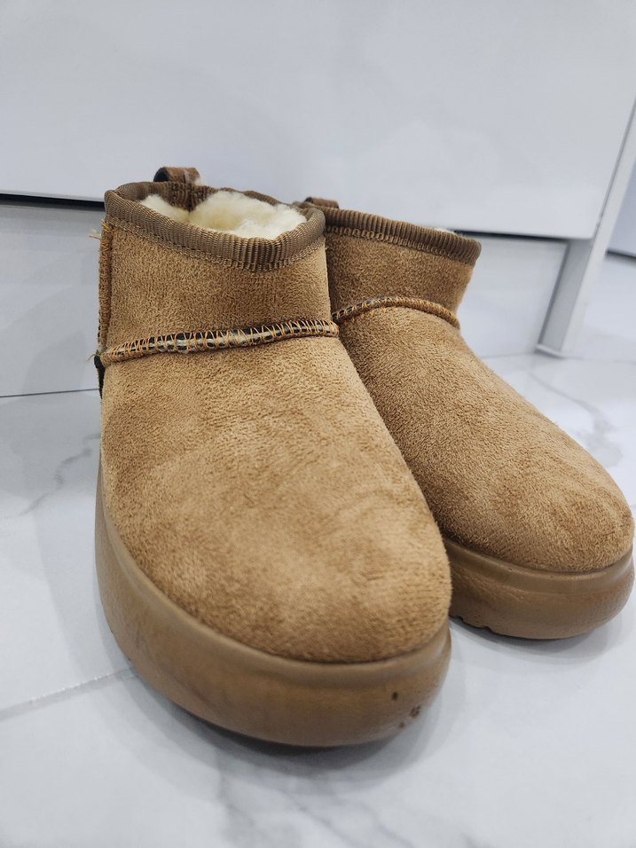 BOT KAHVERENGİ RENK İÇİ YÜNLÜ ÇOCUK - Görsel 5