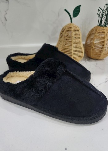 PELUŞ EV TERLİĞİ BABETİ AYAKKABISI KADIN - Görsel 6