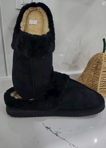 PELUŞ EV TERLİĞİ BABETİ AYAKKABISI KADIN - Görsel 2