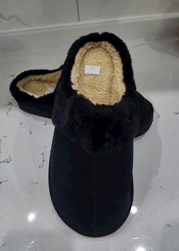 PELUŞ EV TERLİĞİ BABETİ AYAKKABISI KADIN - Görsel 5