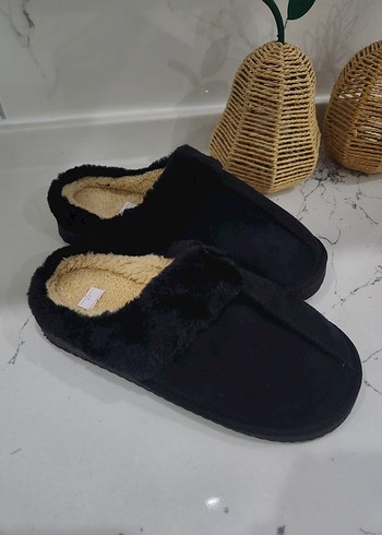 PELUŞ EV TERLİĞİ BABETİ AYAKKABISI KADIN - Görsel 4