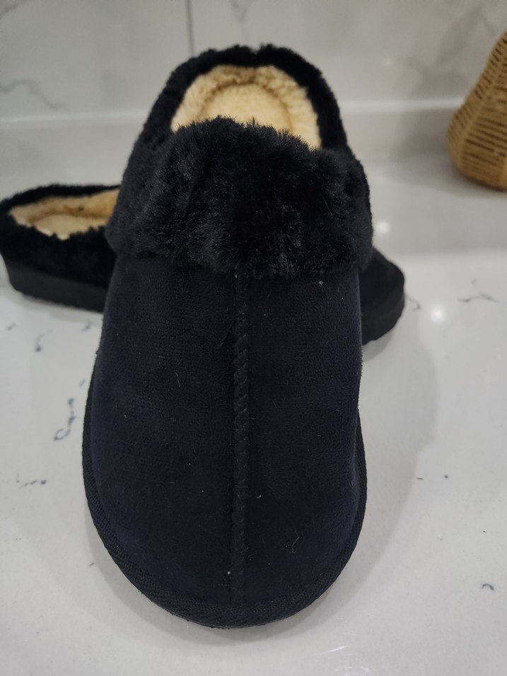 PELUŞ EV TERLİĞİ BABETİ AYAKKABISI KADIN - Görsel 3