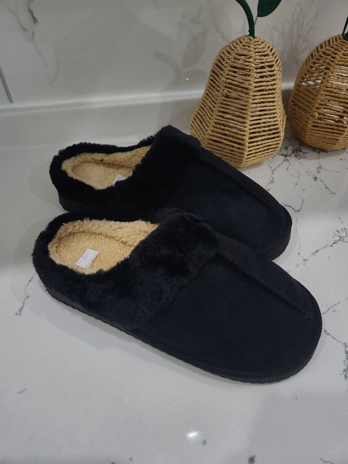 PELUŞ EV TERLİĞİ BABETİ AYAKKABISI KADIN - Görsel 4