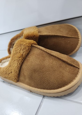 KAHVERENGİ PELUŞ EV PANDİFİ. KIŞLIK - Görsel 4