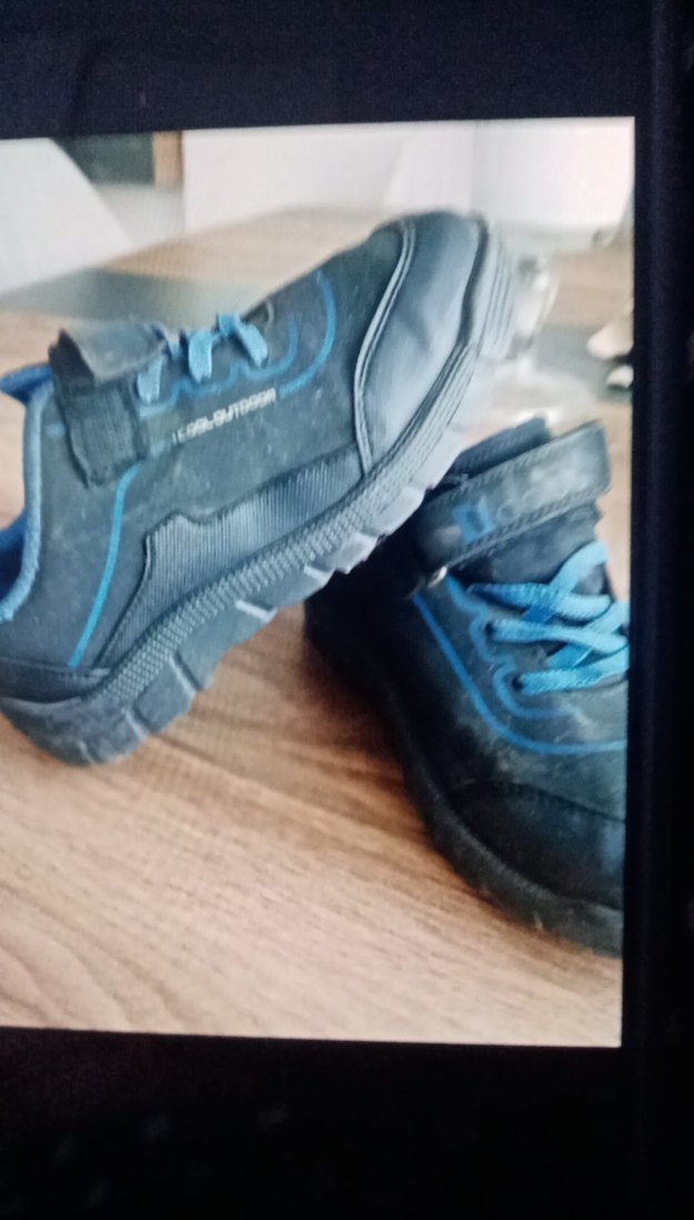 Mavi Erkek Çocuk Spor Ayakkabı Velcro - Görsel 2