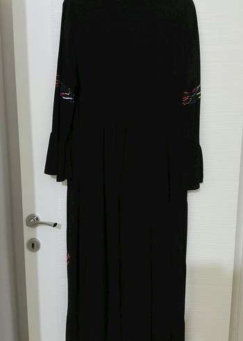 Çok Renkli Uzun Elbise - Görsel 4