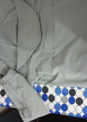 Hummel Gri Erkek Fermuarlı Rüzgarlık Mont - Görsel 6