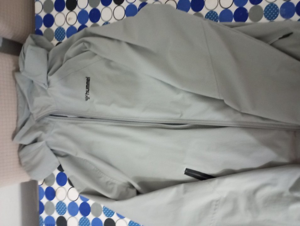 Hummel Gri Erkek Fermuarlı Rüzgarlık Mont - Görsel 2