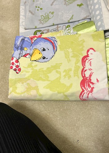 Bebek ve Çocuk Uyku Tekstili Seti Gri Desenli - Görsel 7