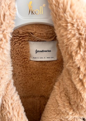 Bej Süet Kadın Ceket Kürklü - Görsel 3