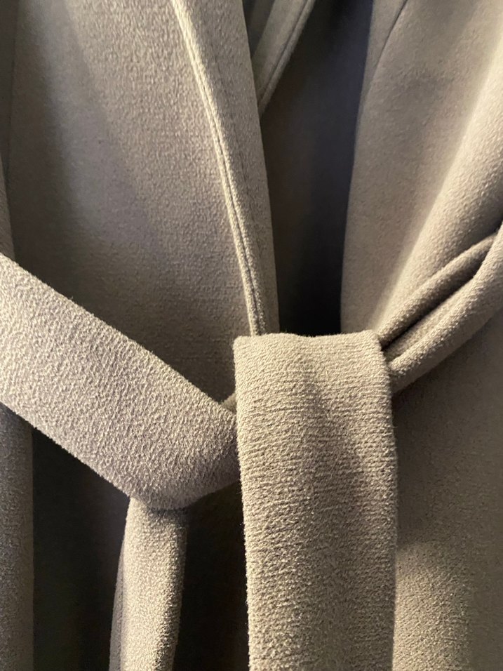 Batik marka Kahverengi Kapüşonlu Kemerli Kaban - Görsel 4