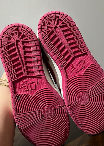 Pembe Nike Dunk Spor Ayakkabı - Görsel 5